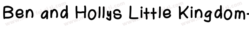 Ben and Hollys Little Kingdom字体转换